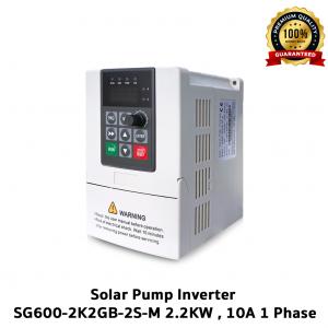 Solar Pump Inverter SG600-2K2GB-2S-M 2.2KW , 10A 1 Phase